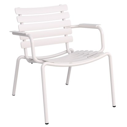 Fauteuil Lounge Alua, Muted White