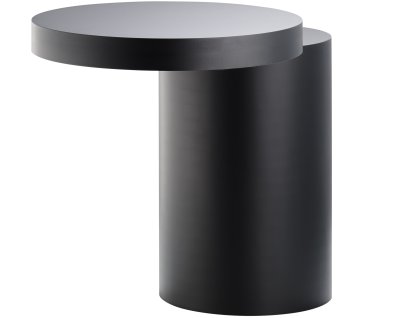 Table basse K8, K8A: Ø 44 x H 50 cm, Noir