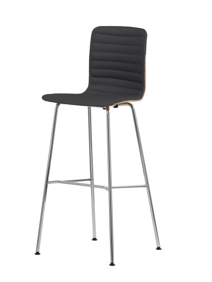 HAL Ply Tabouret de bar, Chêne clair, Version bar: 801 mm, Plano gris foncé