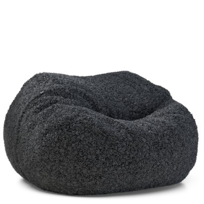 Beanbag Vetsak, L (H 90 x Ø 140 cm), Doodle - Gris foncé