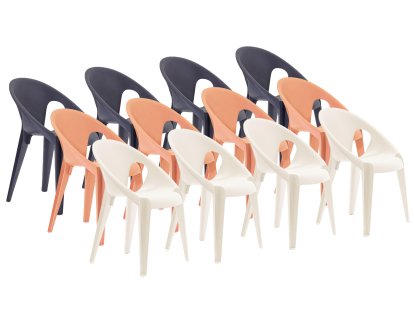Chaise Bell Set, Lot de 12, Mix (4x sunrise / 4x high noon / 4x midnight)