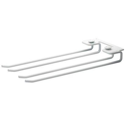 Porte-verres String System (Set de 2), L 13,5 x H 3 x P 30 cm, Blanc