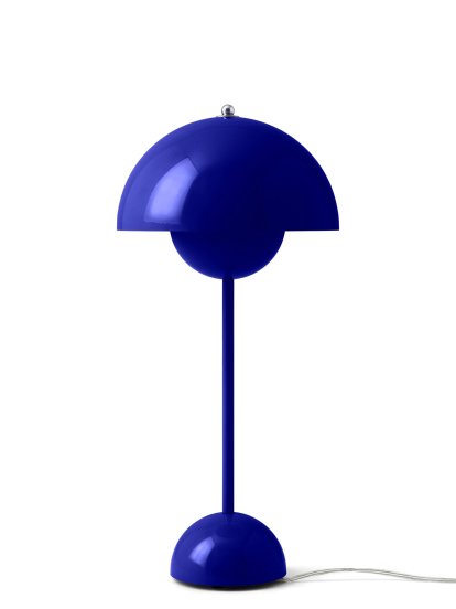 Lampe de table Flowerpot VP3, Bleu cobalt