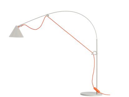 Lampe de table Ayno, Gris soie, Orange, 2700 K