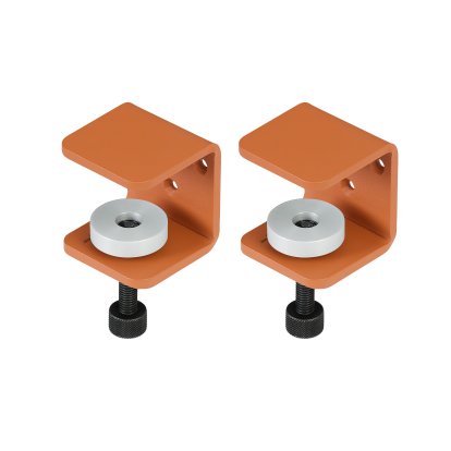 Lot de 2 accroches murales Tiptoe, Rouge tangerine