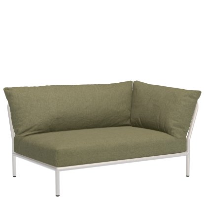 Level 2 Right Corner, Muted White, Vert feuille