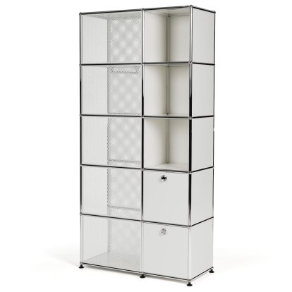 USM Haller Armoire vestiaire type 3, Gris clair RAL 7035