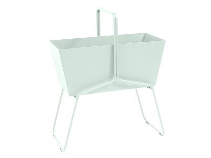 Jardinière Basket, H 84 x L 70 cm, Menthe glaciale