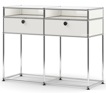 Console USM Haller, Blanc pur RAL 9010