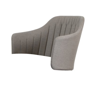 Coussin de dossier fauteuil Choice, Natté - Taupe