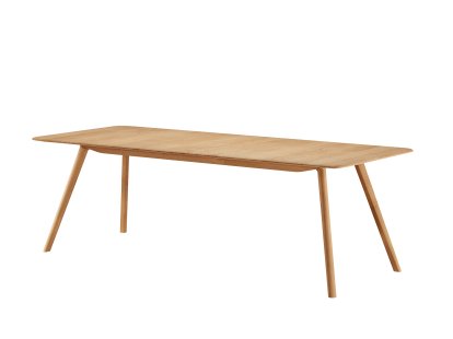 Meyer Table à rallonges, 180/225 x 92 cm (Large), Chêne ciré
