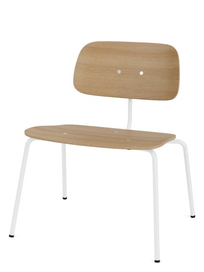 Chaise Kevi 2063 Lounge, Chêne / neige