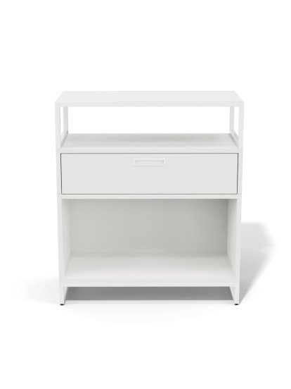 Buffet M1, Version 1 (H 90 x L 80 cm) - 1 tiroir, Blanc