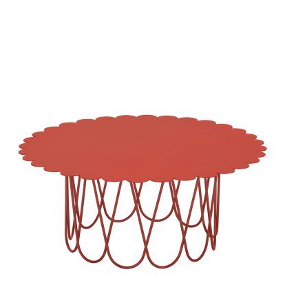 Table Flower, Ø 80 cm, Rouge