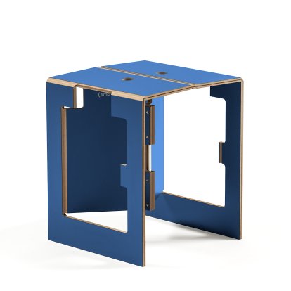 Tabouret pliant Falter, Cobalt