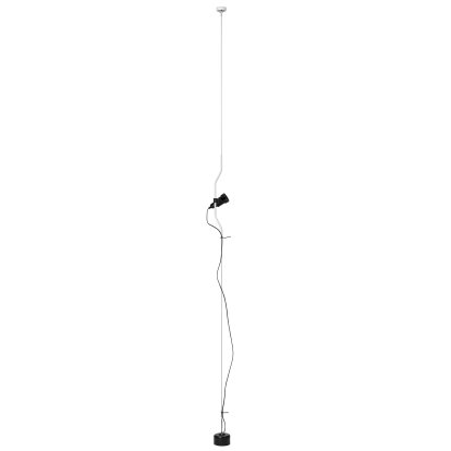 Lampadaire et plafonnier à variateur « Parentesi », Blanc, sans ampoule