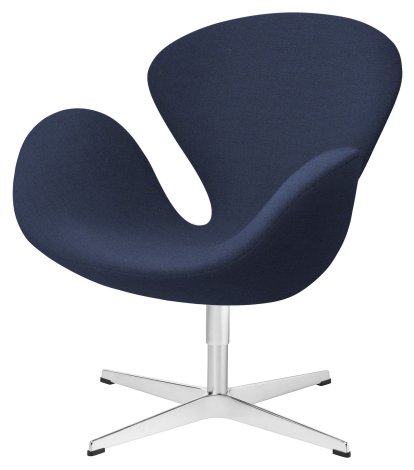 Fauteuil Swan (cygne), 40 cm, Christianshavn, Christianshavn 1155 - Bleu foncé