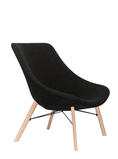 Fauteuil Auki , Hallingdal 180 - tacheté de noir, Sans appui-tête