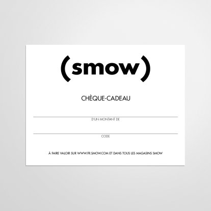Carte cadeau smow, 200 EUR, Bon PDF par e-mail, Français