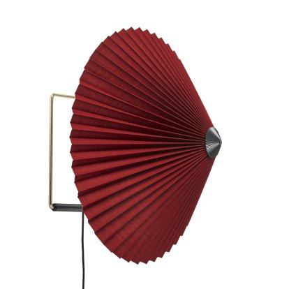 Applique murale Matin, Ø 380 mm, Oxide red, Laiton poli