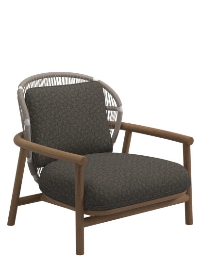 Fern Lowback Lounge Chair, Dune, Wave Quarry