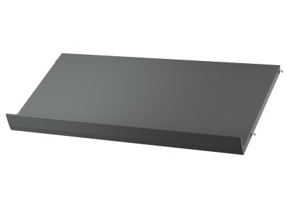 String System présentoir à revues bois massif , 78 x 30 cm, Laqué gris foncé