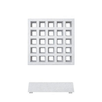 Socle Pin Coat, Petit: 6 x 29,5 x 29,5 cm