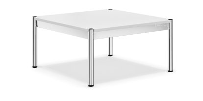 Table basse USM Haller, 75 x 75 cm, MDF (couleurs USM), Blanc pure RAL 9010