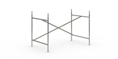 Châssis de table Eiermann 1, Acier brut, Décalé, 110 x 66 cm, Avec rallonge en hauteur (hauteur 72-85 cm)