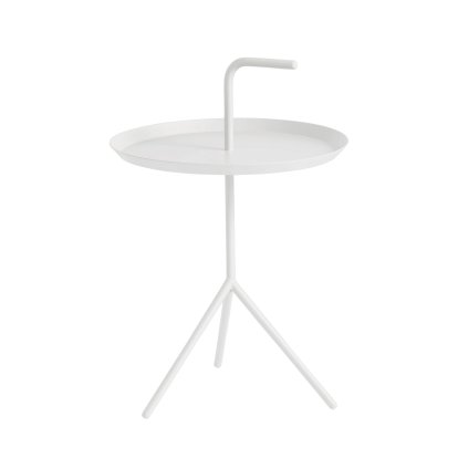 Table DLM - Don't Leave Me, Ø 38 x H 58 cm, Blanc