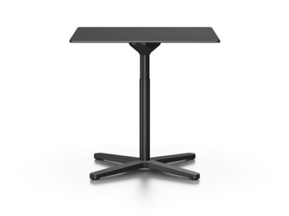 Super Fold Table, 75 x 75 cm, Matériau aggloméré noir
