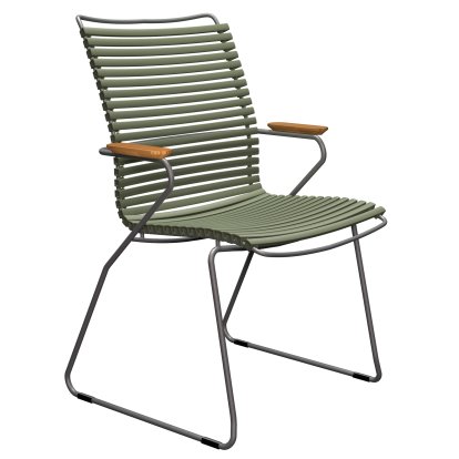 Chaise Click Tall, Vert olive
