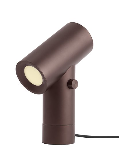 Lampe de table Beam , Brun ambré