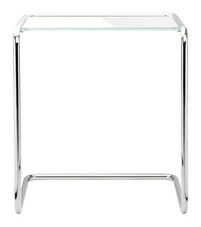 Table d'appoint B 97 verre, B 97b (H 57 x l 53 x P 47 cm)