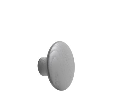 Patère The Dots, S (Ø 9 cm), Gris foncé