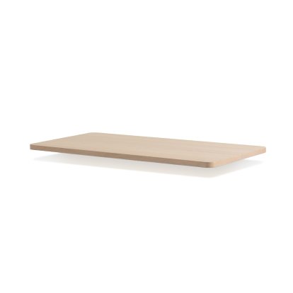 Plateau de table en bois rectangulaire Tiptoe, 120 x 60 cm, Finition chêne