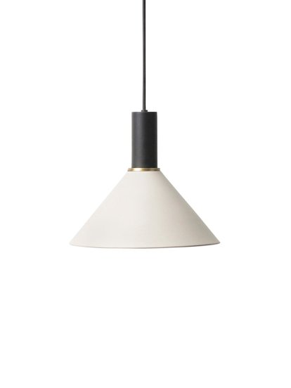 Collect Lighting, Bas, Noir, Cone, Light grey