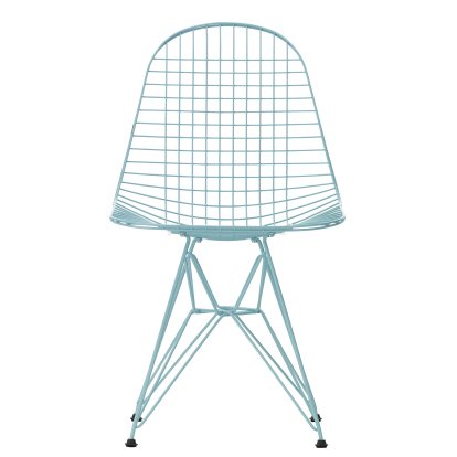 Chaise Wire Chair DKR, Revêtement thermolaqué bleu ciel