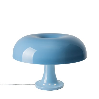 Lampe de table Nessino, Bleu clair
