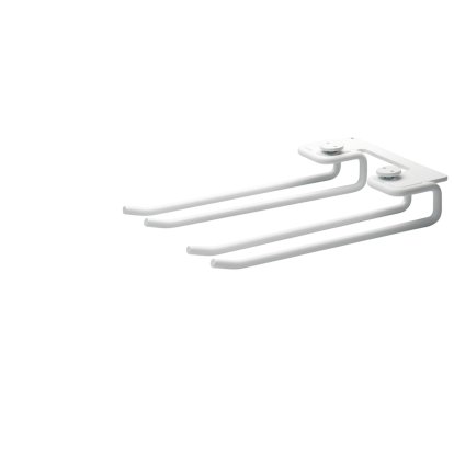 Porte-verres String System (Set de 2), L 13,5 x H 3 x P 20 cm, Blanc