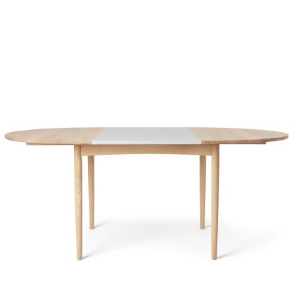 Table BM0121, Chêne savonné, MDF gris