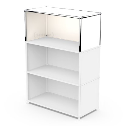 Kit d’extension verticale USM Haller 1, Blanc pur RAL 9010, 35 cm