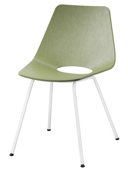 S 661, Hêtre teinté vert olive (RAL 6003), Blanc pur (RAL 9010)