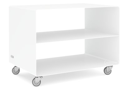 Caisson à roulettes R 103, Monochrome, Blanc de sécurité (RAL 9003), Roulettes industrielles