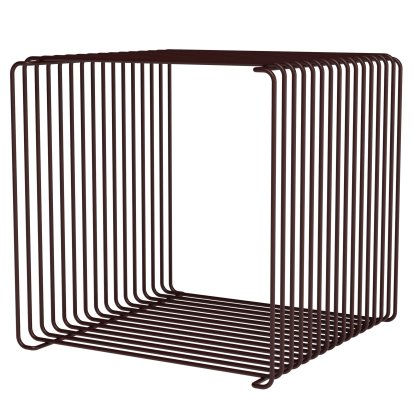 Étagère Panton Wire Cube, 35 cm, Rouge Noir