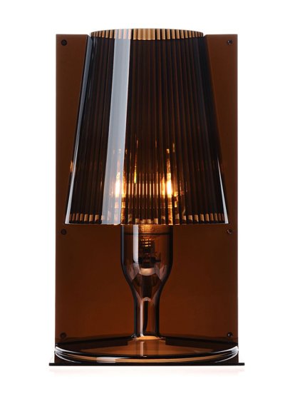 Lampe Take, Transparent, Ambré
