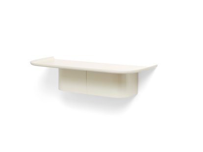 Étagère Korpus, H 14 x L 60 x P 25 cm, Crème