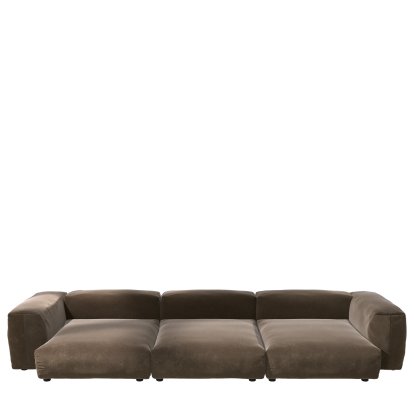 Vetsak Sofa Set 5, Suave - Expresso, Sans coussin