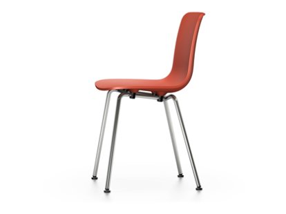 Chaise HAL RE Tube, Brique RE, Chromé, Non-empilable