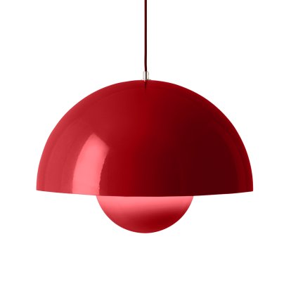 Suspension Flowerpot VP2, Rouge vermillon